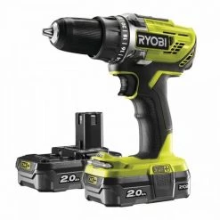 RYOBI Perceuse-visseuse Sans Fil 18V ONE+ R18DD3-220TA17 - 2 Batteries De 2Ah - Une Boite A Outils - Un Coffret 17 Accessoires 5 RYOBI Perceuse-visseuse Sans Fil 18V ONE+ R18DD3-220TA17 - 2 Batteries De 2Ah - Une Boite A Outils - Un Coffret 17 Accessoires -Perceuse Soldes 2022 30770956 2