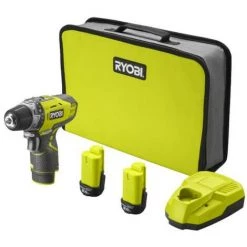 Perceuse-visseuse RYOBI 12V - 2 Batteries 2.0Ah - 1 Chargeur R12DD-220S