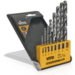 VITO PRO-POWER Perceuse à Percussion 850W VITOPOWER + 8 Forets 3 à 10 Mm ACIER + Boite à Outils VITO 18" -Perceuse Soldes 2022 30889281 3