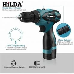 MALLOMNE Perceuse-visseuse Sans Fil Mini-outil ��lectrique Pour Perceuse -Perceuse Soldes 2022 30950229 3