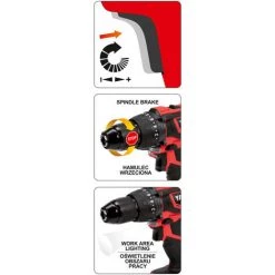 YATO Perceuse à Percussion Sans Batterie 18V 40Nm -Perceuse Soldes 2022 31025874 5