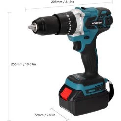 KKMOON Menage 3In1 Perceuse Electrique Mini Tournevis Rotation Reglable Moyens Torques 10 KKMOON Menage 3In1 Perceuse Electrique Mini Tournevis Rotation Reglable Moyens Torques -Perceuse Soldes 2022 31050697 4