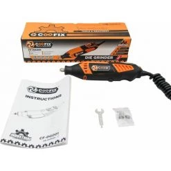 COOFIX Mini Perceuse électrique Stylo Graveur Portable Multifonction 6 Positions Rectifieuse Rotative à Vitesse Variable