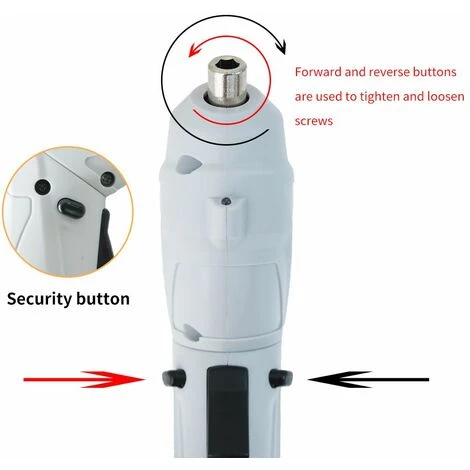 COOFIX 3.6V USB Mini Tournevis électrique Domestique Dargemente 7 COOFIX 3.6V USB Mini Tournevis électrique Domestique Dargemente – Image 5
