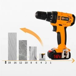 COOFIX 16V Mini Perceuse électriqueTournevis Sans Fil à Batterie Lithium-Ion -Perceuse Soldes 2022 31061644 3