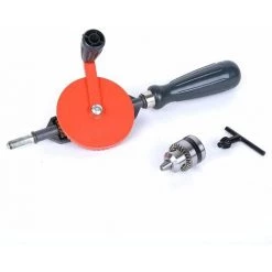COOFIX Perceuse à Main Puissante Capacité De 3/8 Pouces (1,5-10 Mm) Mandrins De Précision En Acier Moulé Double Pignon Perceuse Manuelle Pour Bois Plastique -Perceuse Soldes 2022 31061739 3