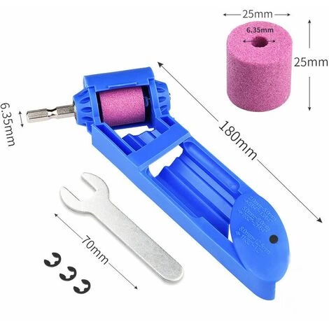 COOFIX Meule De Meulage De Corindon Affûteuse De Foret En Titane Perceuse Portative Pièces D'outil Alimentées 4 COOFIX Meule De Meulage De Corindon Affûteuse De Foret En Titane Perceuse Portative Pièces D'outil Alimentées – Image 2