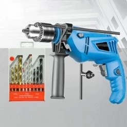 COOFIX Outil Combiné De Perceuse électrique à Percussion Multifonctionnelle Perceuse électrique Domestique -Perceuse Soldes 2022 31061790 4