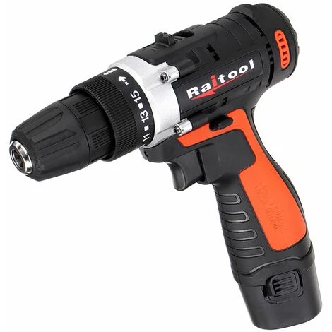 MAEREX Perceuse électrique Raitool 12V Perceuse électrique Rechargeable Sans Fil à 2 Vitesses (12V 2 Vitesses) 3 MAEREX Perceuse électrique Raitool 12V Perceuse électrique Rechargeable Sans Fil à 2 Vitesses (12V 2 Vitesses)