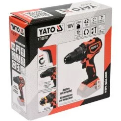 YATO Perceuse à Percussion Sans Balais Sans Batterie 18V 42Nm -Perceuse Soldes 2022 31134518 4