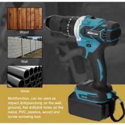 KKMOON Perceuse Electrique Multifonctionnelle Domestique, Mini Perceuse A Percussion, Couple Reglable Dans Le Sens De Rotation, Norme Europeenne 220V, Une Puissance Et Une Charge -Perceuse Soldes 2022 31587800 2