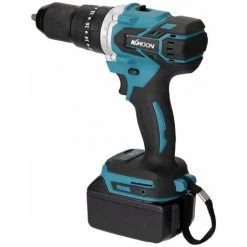 KKMOON Perceuse Electrique Multifonctionnelle Domestique, Mini Perceuse A Percussion, Couple Reglable Dans Le Sens De Rotation, Norme Europeenne 220V, Une Puissance Et Une Charge -Perceuse Soldes 2022 31587800 3