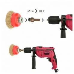 WOLFPACK Adattatore M14 A Trapano A Punta, Adattatore Da Smerigliatrice A Trapano -Perceuse Soldes 2022 31641517 3