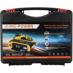 ZEBRAA 89800 MAh 3 Couleurs 4 USB LED Car Jump Starter Adaptateur D'alimentation D'urgence Banque De Recharge De Batterie Booster De Batterie Rechargeable Outil D'équipement D'urgence (prise UE)
