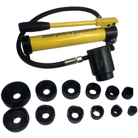 ETOILE 10T Hydraulique Perforateur Kit De Knockout Hydraulique Kit D'Outils Perforatrice Kit Pro 22-60 Mm 3 ETOILE 10T Hydraulique Perforateur Kit De Knockout Hydraulique Kit D'Outils Perforatrice Kit Pro 22-60 Mm