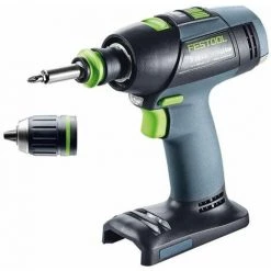 ACTION : Festool Perceuse-visseuse Sans Fil T 18+3-Basic - 577051 - Y Compris 1 Batterie Gratuite Incluse Dans La Livraison