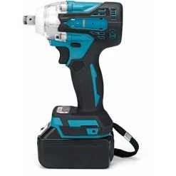 KINGSO 2 En 1 Clé à Chocs 18V 800N.m Sans Fil électrique 1/2 " Tournevis 1/4 " 2 Batteries -Perceuse Soldes 2022 32531342 3