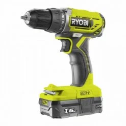 RYOBI Pack Perceuse-visseuse Sans Fil 18V ONE+ Avec Une Batterie 1,5 Ah Et Un Chargeur 1,5 A -Perceuse Soldes 2022 32535422 2