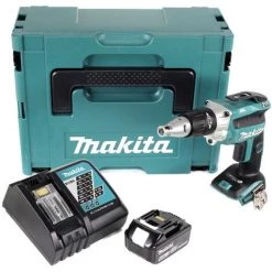 Makita DFS 250 RG1J Tournevis à Cloison Sèche 18 V Brushless + 1x Batterie 6,0 Ah + Chargeur +Coffret De Ransport Makpac -Perceuse Soldes 2022 32803233 4