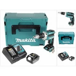 Makita DFS 250 RG1J Tournevis à Cloison Sèche 18 V Brushless + 1x Batterie 6,0 Ah + Chargeur +Coffret De Ransport Makpac -Perceuse Soldes 2022 32803233 5