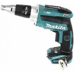 Makita DFS 250 RGJ Visseuse à Cloison Sèche Sans Fil 18 V Brushless + 2x Batteries Rechargeables 6,0 Ah + Chargeur + Coffret Makpac