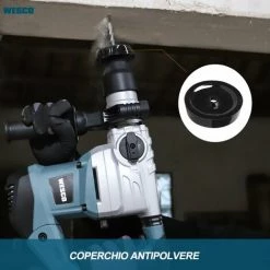 WESCO TOOL Marteau Perforateur 1500W Avec Mandrin SDS Plus, 5,5J, Mode 3-EN-1 WESCO WS3202K.1 -Perceuse Soldes 2022 33267252 4