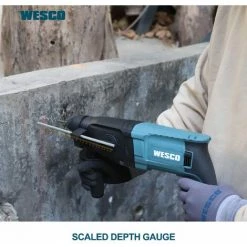 WESCO TOOLS Perforateur Burineur 800W, 2.8J Avec Poignée Auxiliaire, 5 Embouts SDS Plus WS3212K.1 -Perceuse Soldes 2022 33267273 3