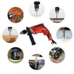 ILoveMilan Perceuse électrique à Percussion Multifonctionnelle Pistolet Domestique Outil électrique à Vitesse Variable à Double Usage -Perceuse Soldes 2022 33540718 5