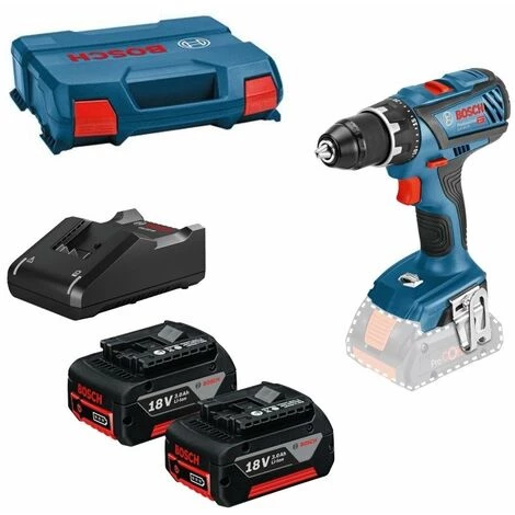 Bosch GSB 18V-28 - Set Perceuse-visseuse à Percussion Li-Ion 18V (batterie 2x 3.0Ah) Dans L-Boxx 3 Bosch GSB 18V-28 - Set Perceuse-visseuse à Percussion Li-Ion 18V (batterie 2x 3.0Ah) Dans L-Boxx