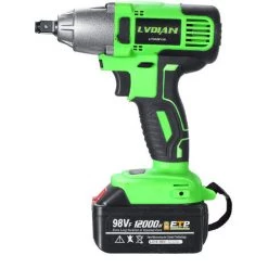 ZEBRAA 98VF 320NM 12000mAh Pistolet à Outils électrique Poignée Souple Clé à Chocs Perceuse Tournevis Sans Fil -Perceuse Soldes 2022 33769508 5