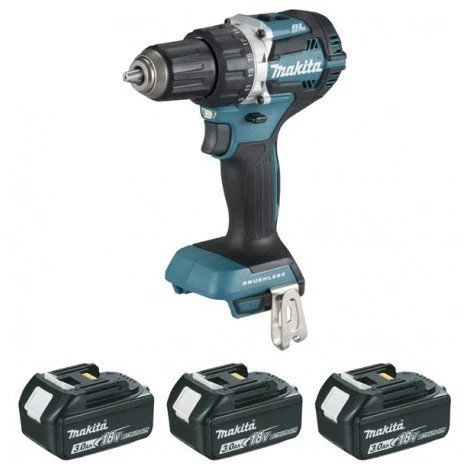 Perceuse Visseuse MAKITA 18V Li-Ion Ø13 Mm - 2 Batteries 18V 3.0Ah + 1 Batterie 4.0 Ah - Chargeur + Coffret - DDF484RF3J 3 Perceuse Visseuse MAKITA 18V Li-Ion Ø13 Mm - 2 Batteries 18V 3.0Ah + 1 Batterie 4.0 Ah - Chargeur + Coffret - DDF484RF3J