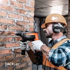 TACKLIFE Perceuse Percussion, Perceuse à Percussion710W, 44800 IPM, 10pcs Kit D'Accessoires, Mandrin 13mm, Poignée Rotative à 360° - PID01A -Perceuse Soldes 2022 33981960 3