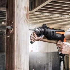 TACKLIFE Perceuse Percussion, Perceuse à Percussion710W, 44800 IPM, 10pcs Kit D'Accessoires, Mandrin 13mm, Poignée Rotative à 360° - PID01A -Perceuse Soldes 2022 33981960 5