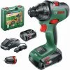 BOSCH VERT Perceuse Sans-fil AdvancedDrill 18 BOSCH + 2 Batteries 2,5Ah - 06039B5006