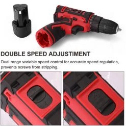 KKMOON 12-Tension Electrique Sans Fil Drill Haute Puissance Batterie Au Lithium Rechargeable Sans Fil Perceuses Main Accueil Brosse Moteur Bricolage Outils Electriques -Perceuse Soldes 2022 34049069 5