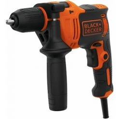 BLACK & DECKER Perceuse à Percussion Filaire 710W BLACK+DECKER BEH710-QS
