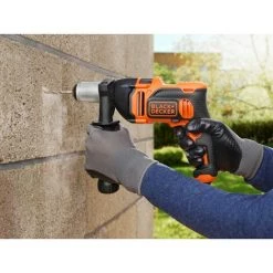 BLACK & DECKER BEH850K-QS Perceuse à Percussion Filaire - 850W - 54 400 Cps/min - 6 Accessoires - Livrée En Coffret -Perceuse Soldes 2022 34599390 4