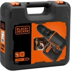 BLACK & DECKER BDCDC18K-QW Perceuse-Visseuse Sans Fil 18V 1,5 Ah - 1 Batterie - Chargeur Inclus - Livrée En Coffret - Compacte Et Légère -Perceuse Soldes 2022 34599653 4