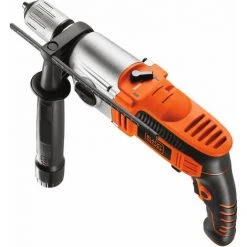 BLACK & DECKER Perceuse Visseuse Filaire 1100W Livrée En Coffret BLACK+DECKER KR1102K-QS -Perceuse Soldes 2022 34599660 2
