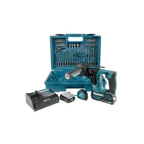 Marteau Léger Makita 12V CXT 16mm SDS-PLUS 2Ah 2 Bat. Accessoires 3 Marteau Léger Makita 12V CXT 16mm SDS-PLUS 2Ah 2 Bat. Accessoires
