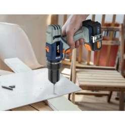 BLUERIDGE BLUE RIDGE 18V Perceuse Sans Fil, Mandrin Sans Clé 13mm(42Nm), 2 Batteries Li-ion 1,5Ah, BR2808K2 -Perceuse Soldes 2022 35029091 3