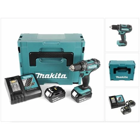 Makita DDF 482 RFJ Perceuse Visseuse Sans Fil 18V 62Nm + 2x Batteries 3,0 Ah + Chargeur + Makpac 5 Makita DDF 482 RFJ Perceuse Visseuse Sans Fil 18V 62Nm + 2x Batteries 3,0 Ah + Chargeur + Makpac – Image 3