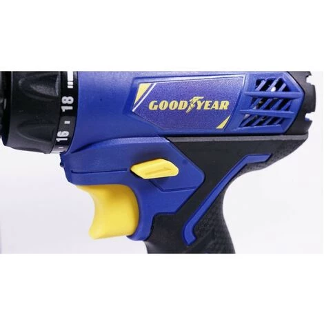 Perceuse-Visseuse Sans Fil 12V + Batterie Lithium 1.3Ah Éclairage LED Goodyear GY2112D 4 Perceuse-Visseuse Sans Fil 12V + Batterie Lithium 1.3Ah Éclairage LED Goodyear GY2112D – Image 2