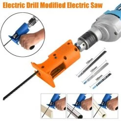 TIGA Perceuse électrique De Changement D'adaptateur De Scie Alternative Drillpro Pour La Coupe Du Bois Et Du Métal