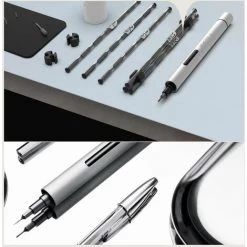 Wowstick 1p + Tournevis Electrique 19 En 1 Jeu De Tournevis De Precision Sans Fil Avec Embouts De Vis 18pcs Jeu De Tournevis Bricolage Outils De Reparation Pour Montre Bijoux Telephone Portable Smart Home Usage Quotidien, Modele:Silver 30 -Perceuse Soldes 2022 36246193 5