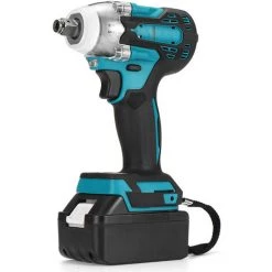 2 En 1 18V 800N.m.?Clé électrique Sans Fil Li-Ion Sans Fil 1/2 "Tournevis 1/4" Perceuse 1 Batterie Coxolo