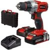 Einhell Perceuse Visseuse Sans Fil Sur Batterie TE-CD 18/2 Li Kit Power X-Change (18 V, Couple : 44 Nm, Temps De Charge : 30 Min) Livré Avec 2 Batteries 1,5Ah Et Chargeur -Perceuse Soldes 2022 36889515 1