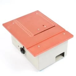 DONTODENT Multifonctionnel Mini Perceuse Bois Alliage D'aluminium Précision Table Scie Manuel Bricolage Manuel Mini Multifonctionnel Modèle Table Scie -Perceuse Soldes 2022 36961530 4