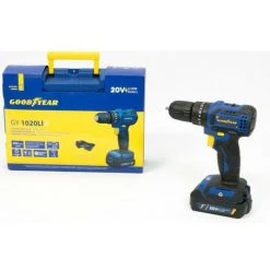 Perceuse Visseuse Sans Fil 20V Brushless GOODYEAR + 2 Batteries 20V Lithium 2Ah + Malette + 11 Accessoires -Perceuse Soldes 2022 37482168 5