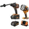 Pack AEG Perceuse Percussion Brushless 18V BSB18BL-602C - Lampe Torche 18V BTL18-0 - 2 Batteries 6.0Ah 1 Chargeur -Perceuse Soldes 2022 37528147 1